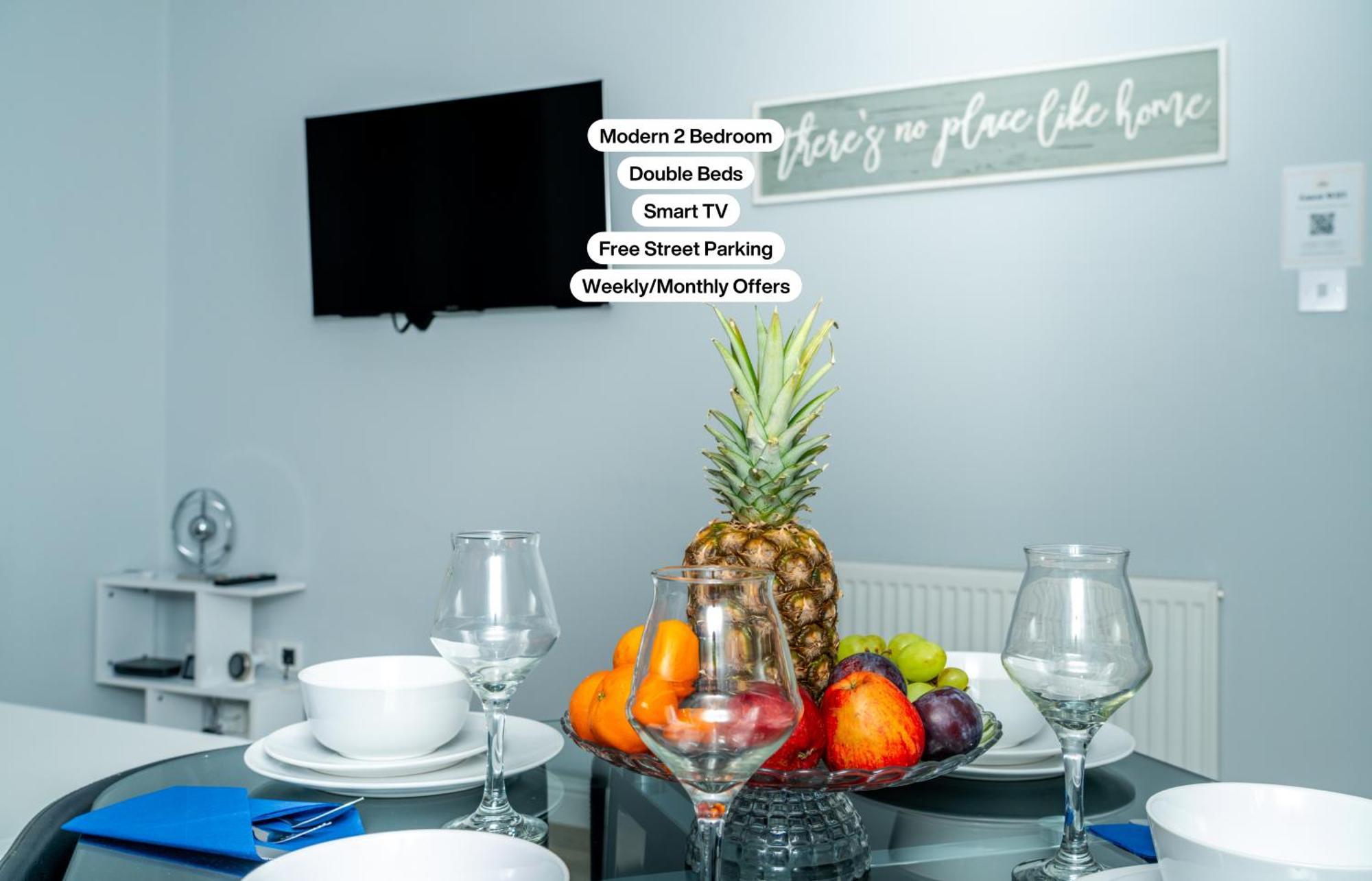 Central Serviced Apartments - 2 Bedroom - Ground Floor - Monthly & Weekly Bookings Welcome - Free Street Parking - 2 Double Beds - Wifi - Smart Tvs In Rooms - Fully Equipped - Heating 24-7 - Contractor & Short Stay Favourite Dundee Esterno foto